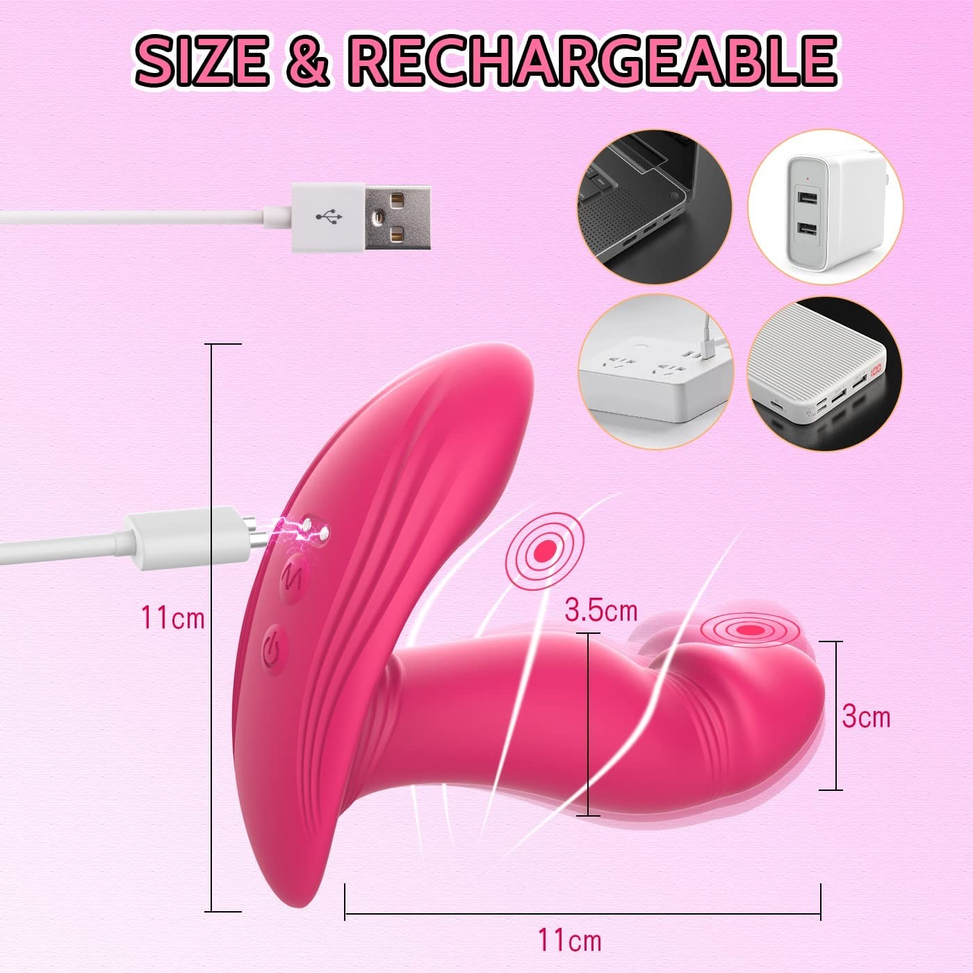 App Control Vibrating & Wiggling Wearable  1Q