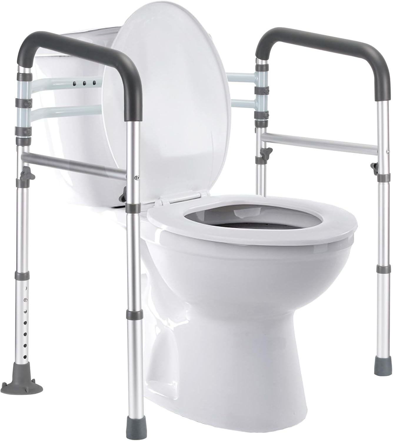 Toilet safety grab bar