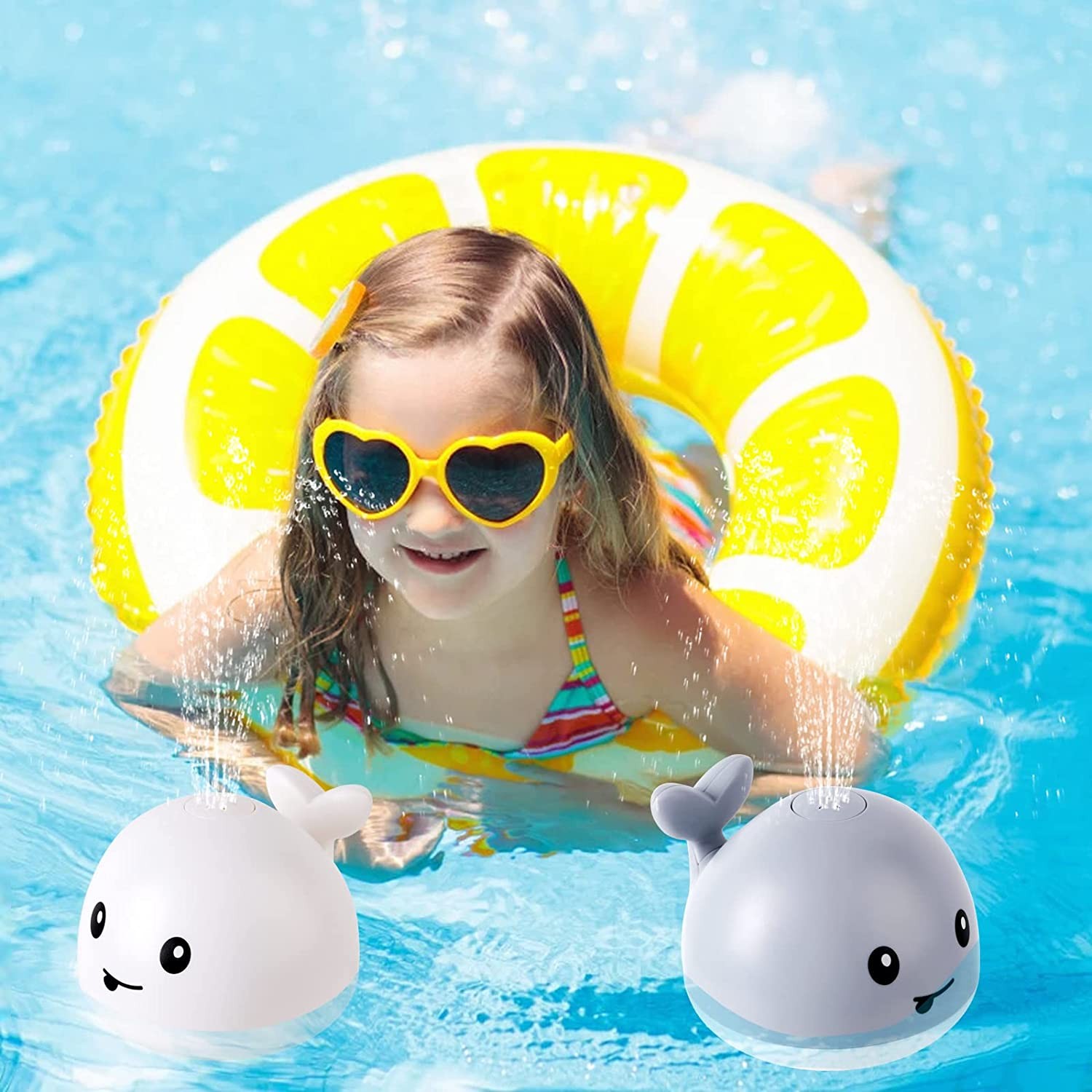 Upgraded Baby Bath Toys, 1500 mAh Rechargeable Bath Toys 8^
