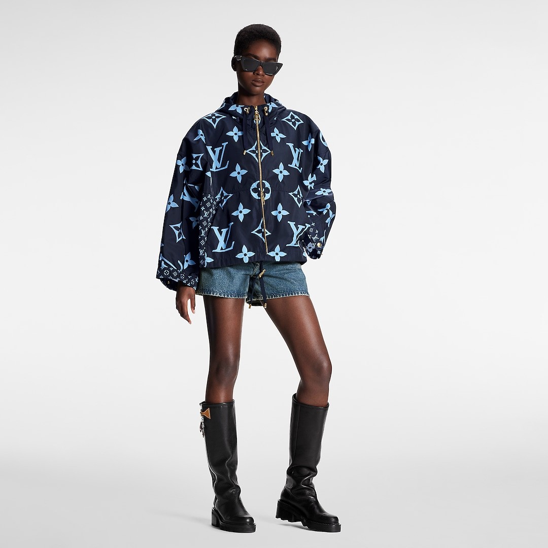 MIDNIGHT MONOGRAM HOODED PARKA