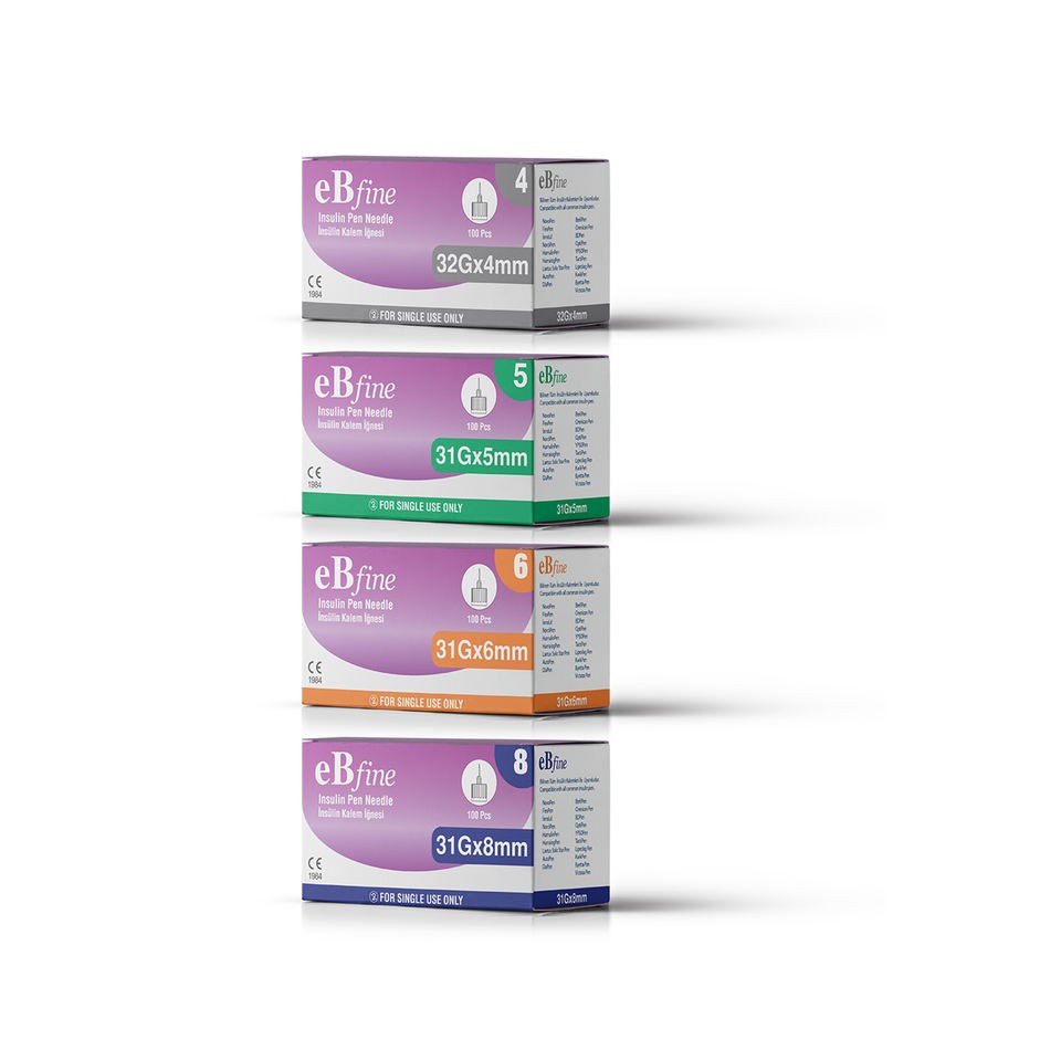 Wholesale Premium Quality Product - EbFine Pen Needles (4-5-6-8 mm)