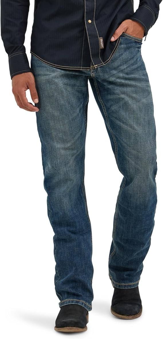 Wrangler Men's Retro Slim Fit Boot Cut Jean