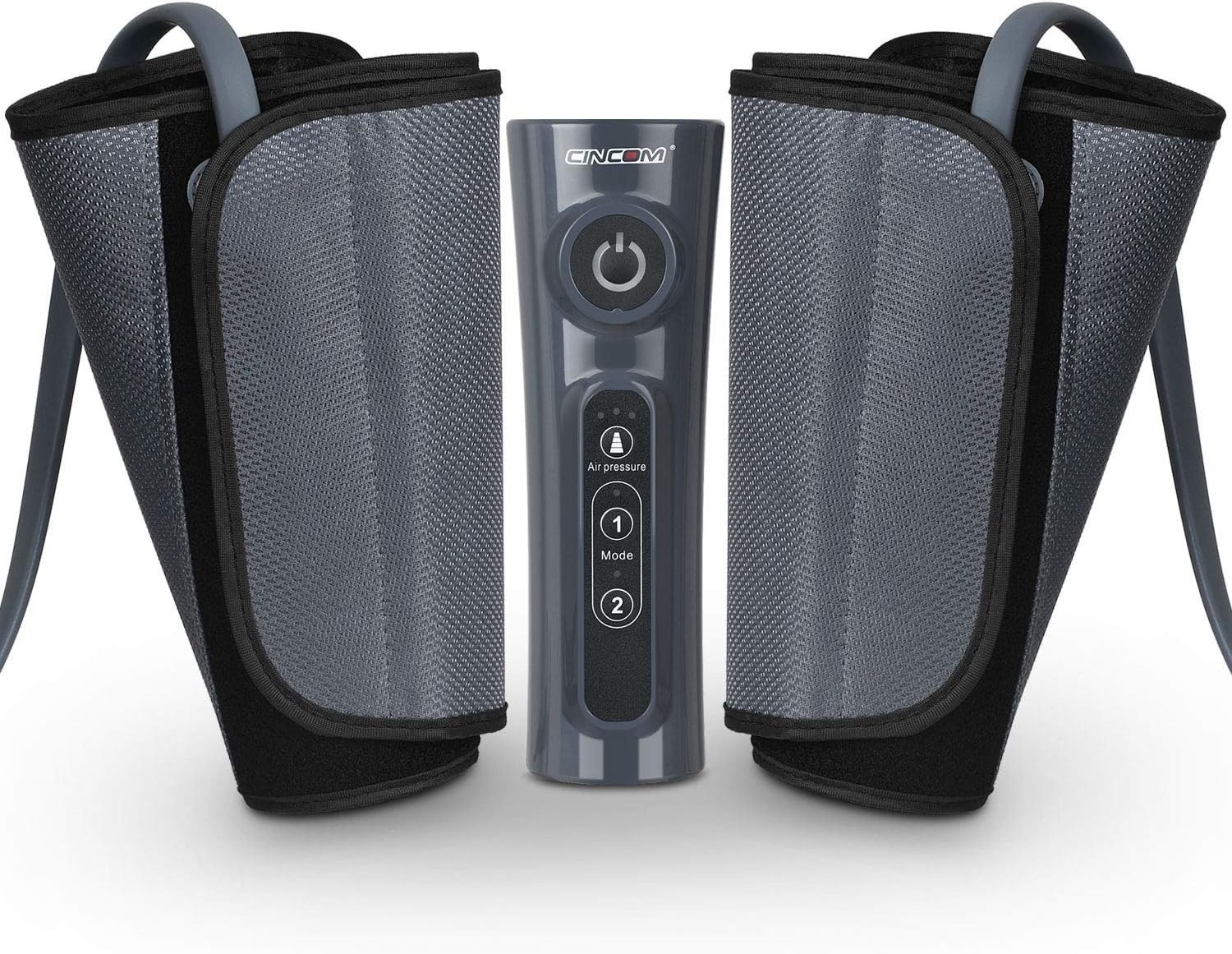 CINCOM Leg Massager for Circulation and Pain Relief, Air Compression Calf Massager with 2 Modes 3 Intensities Helpful for RLS Edema and Muscles Relaxation Gifts